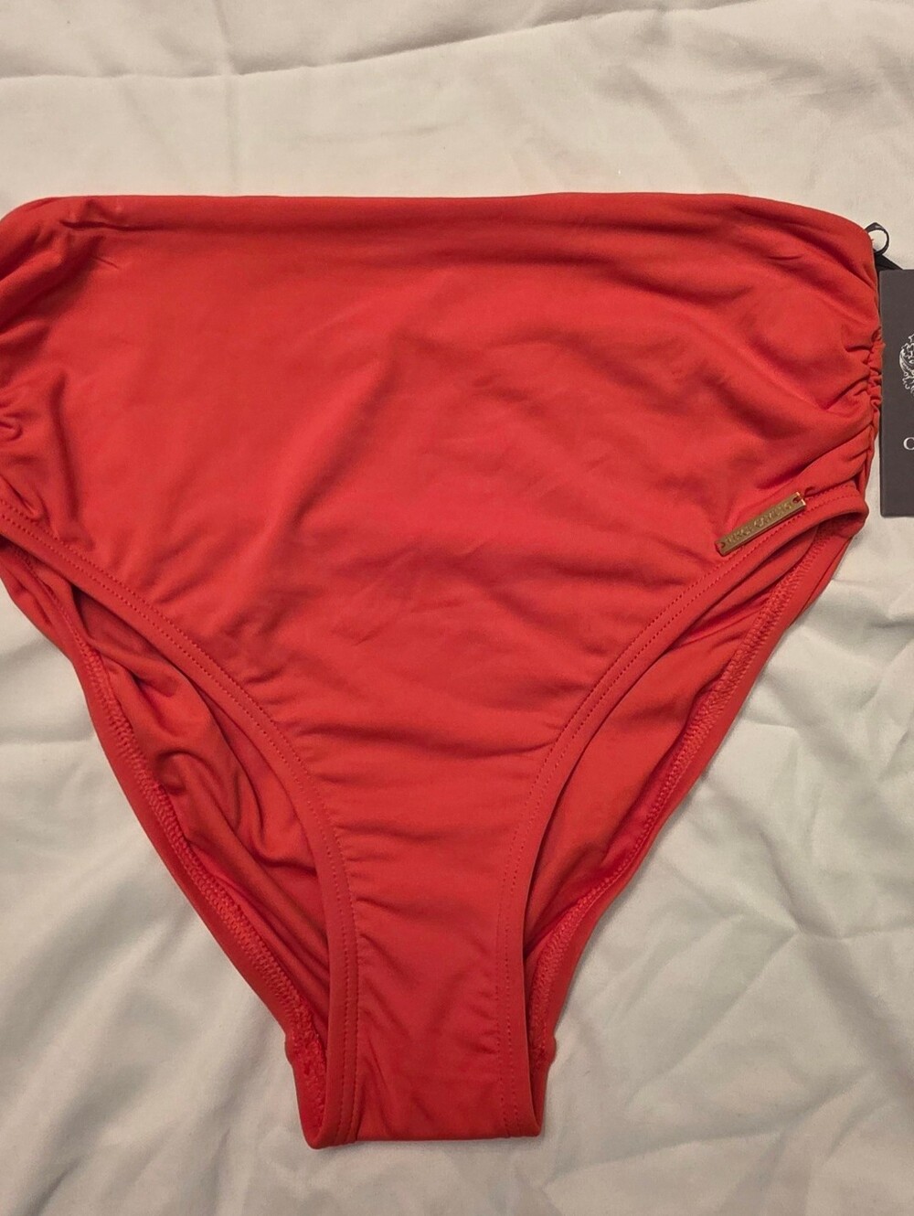 NWT Vince Camuto High Waist Bikini Bottoms Small